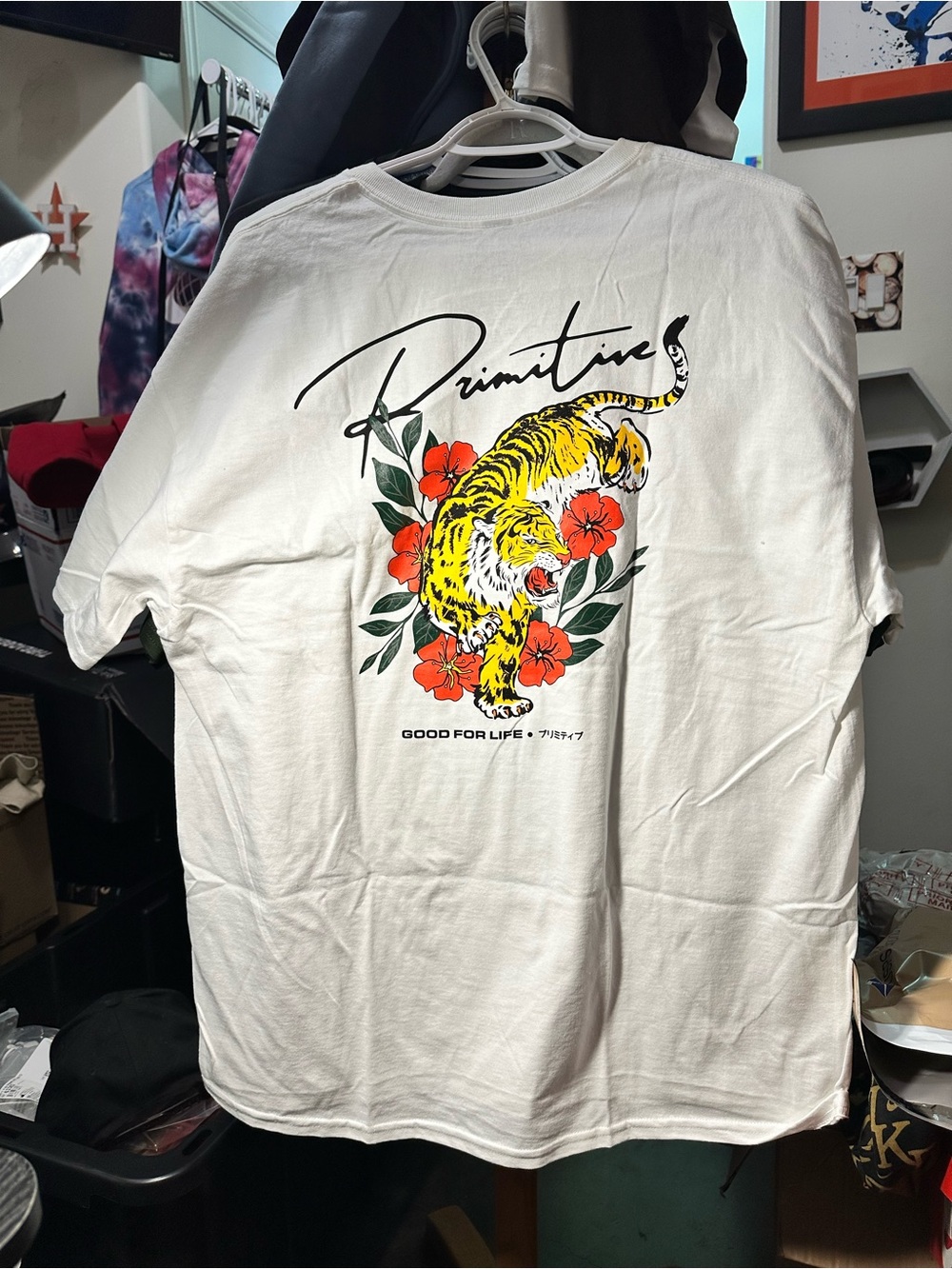 Primitive Skateboarding Good For Life Tiger Graphic T-Shirt
